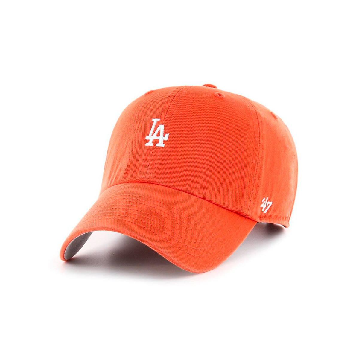Cap 47 Brand MLB Los Angeles Dodgers Base Runner Clean Up Cap Orange