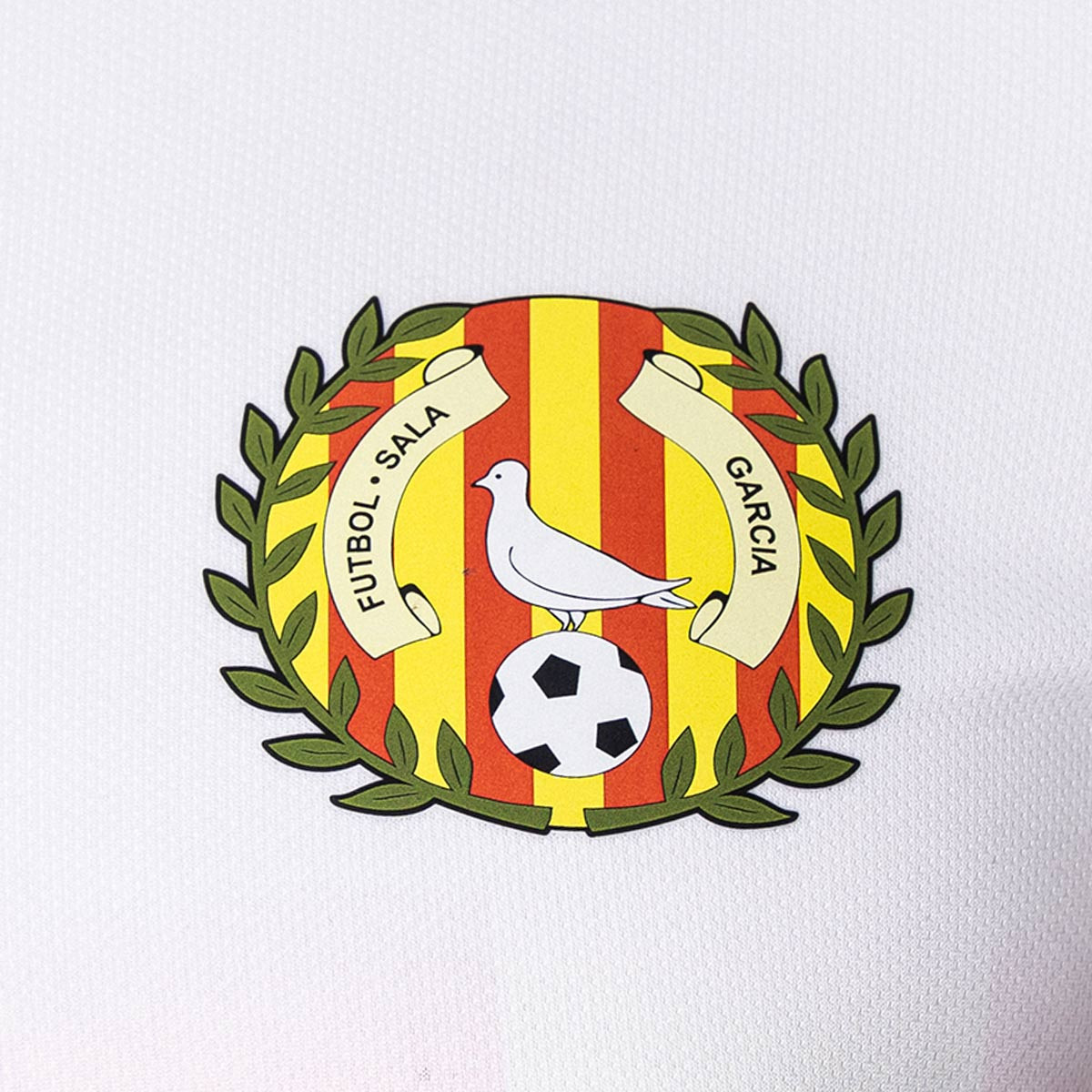 Nike Industrias Santa Coloma Primera Equipación 2022-2023 White-Black-Red-Yellow - Emotion