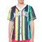 Camiseta Serif Stripe Baseball Black