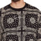 Camiseta Small Signature Paisley Black-Cream