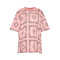 Camiseta Small Signature Paisley Dress Mujer Light Pink