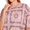 Camiseta Karl Kani Small Signature Paisley Dress Mujer