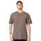 Camiseta Small Signature Destroyed Dark Taupe