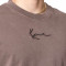 Camiseta Small Signature Destroyed Dark Taupe
