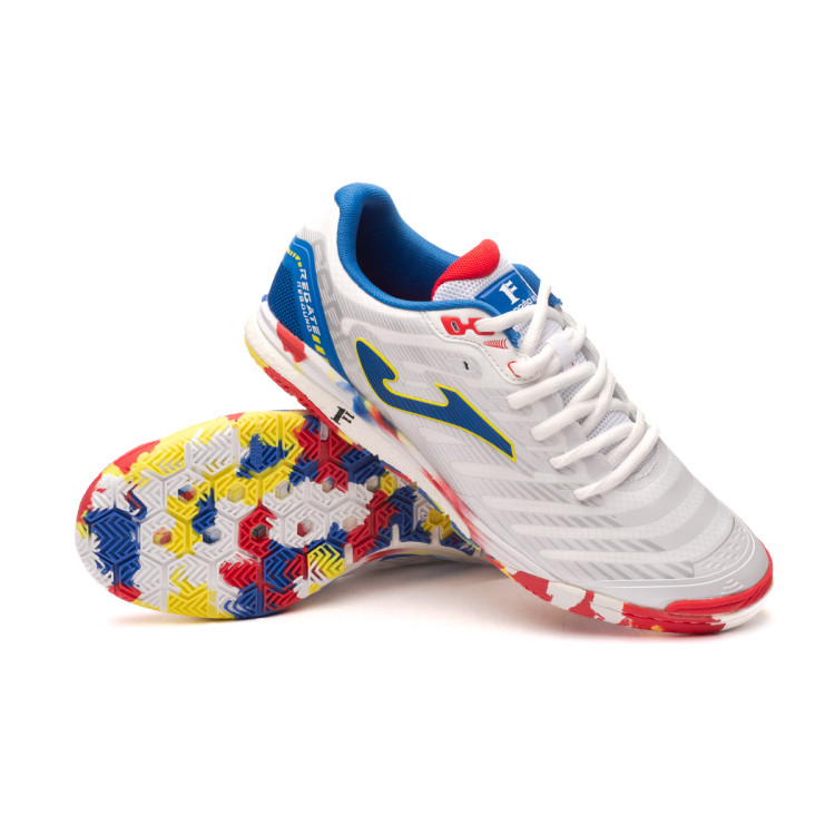 Indoor boots Joma Regate Rebound Ferrao Special Edition White/High Risk ...