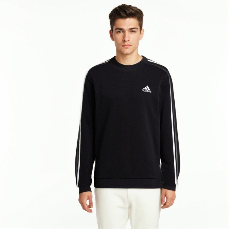 sudadera-adidas-3-stripes-crew-black-0