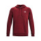 Sudadera essential fleece hoodie Red