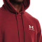 Sudadera essential fleece hoodie Red