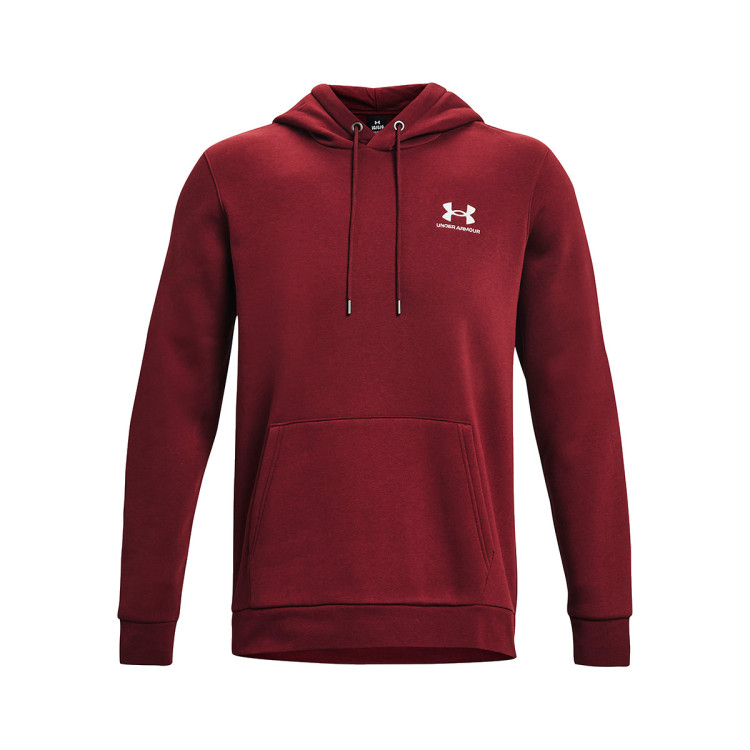 sudadera-under-armour-essential-fleece-hoodie-red-0