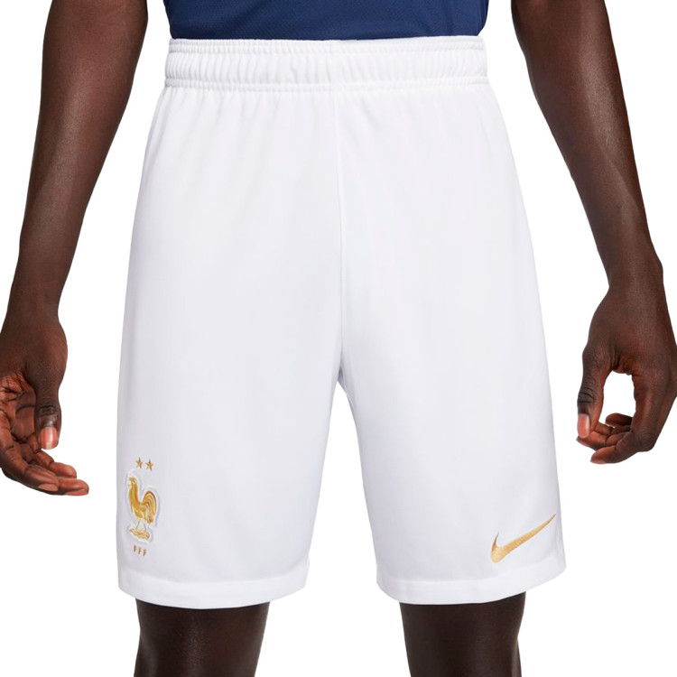 pantalon-corto-nike-francia-primera-equipacion-stadium-mundial-qatar-2022-white-metallic-gold-0