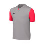Kids Trophy V s/s Pewter Grey-Bright Crimson