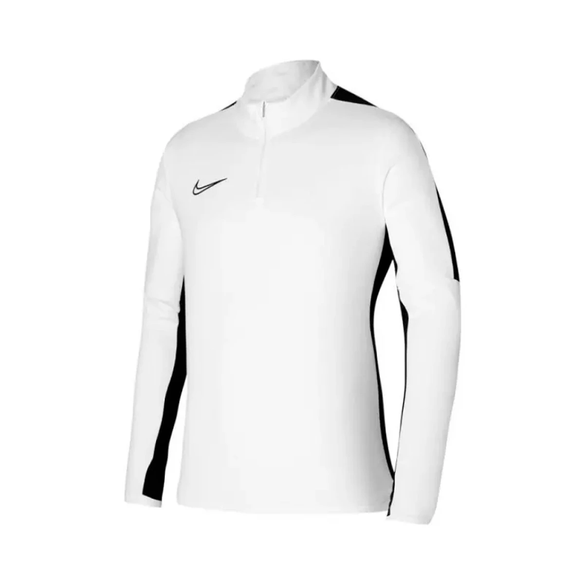 Sweatshirt Nike Academy 23 Drill Top Nino White Black Futbol Emotion