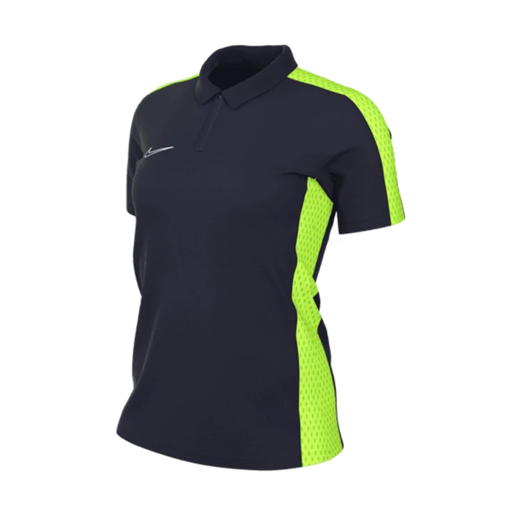 Polo shirt Nike Women Academy 23 s s Obsidian Volt Futbol Emotion