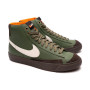 Blazer Mid '77 Vintage Army Olive/Summit White-Campfire Orange