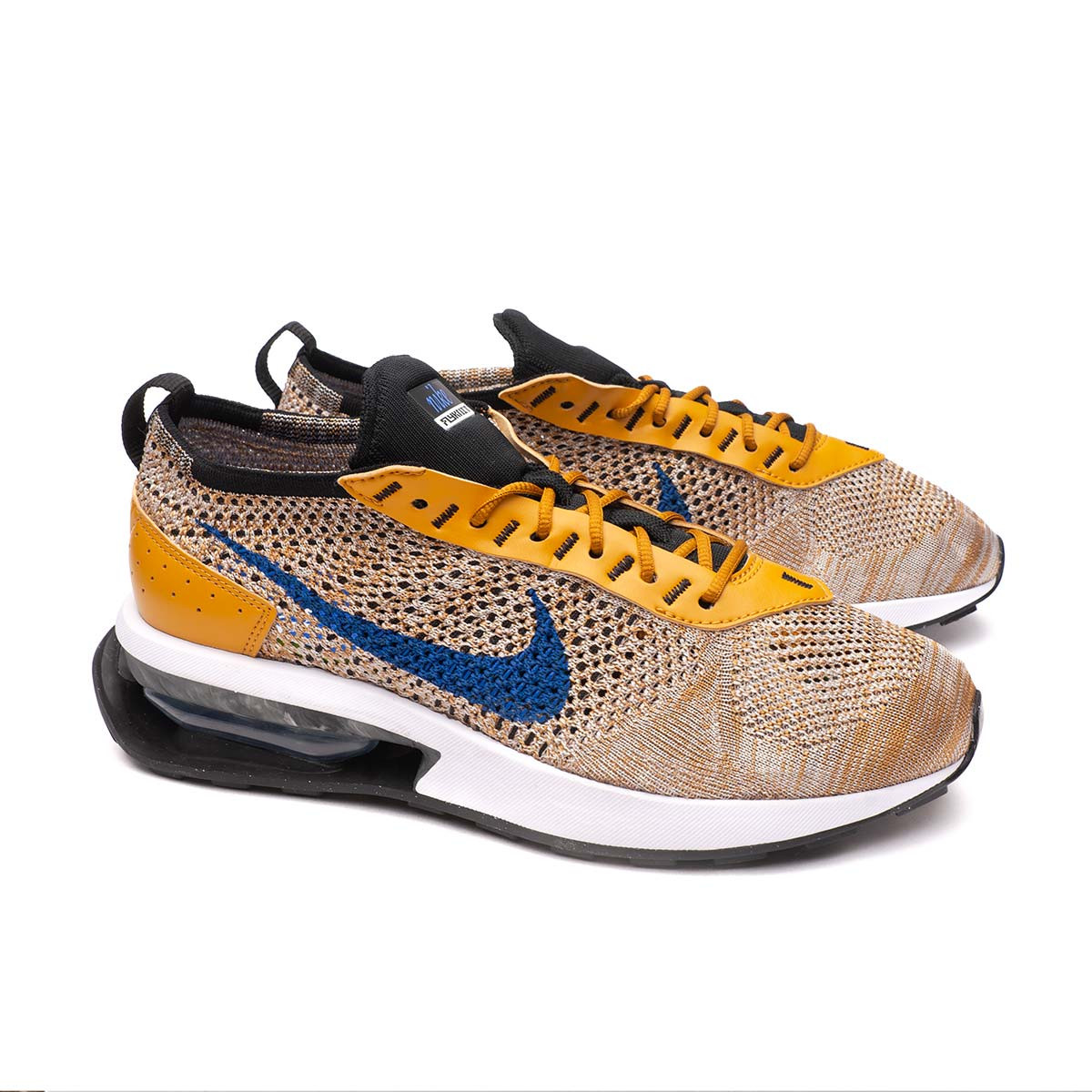 Nike Air Max Flyknit Racer Gold-Hyper Royal - Fútbol Emotion