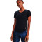 Camiseta Streaker Run Short Sleeve Mujer Black-Reflective