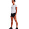 Camiseta Streaker Run Short Sleeve Mujer White-Reflective