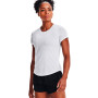 Streaker Run Short Sleeve Mujer-Biały-odblaskowy