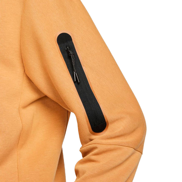 Sudadera Nike Sportswear Tech Fleece Crew Elemental GoldSail Fútbol