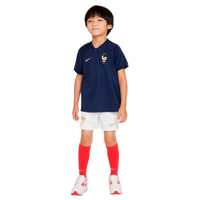 Francia Primera Equipación World Cup 2022 Niño Kit