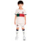 Conjunto Portugal Segunda Equipación Stadium Mundial Qatar 2022 Niño Blanco