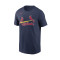 Camiseta Cotton Wordmark St. Louis Cardinals Midnight Navy