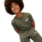 Camiseta Essentials Tape Camo Niño Green Moss