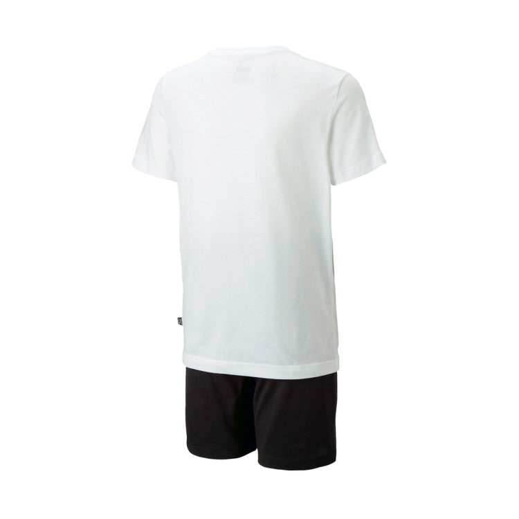 Kit Puma Kids Jersey Set White-Black - Fútbol Emotion