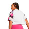 Camiseta Essentials+ Street Art Raglan Aop Niña White