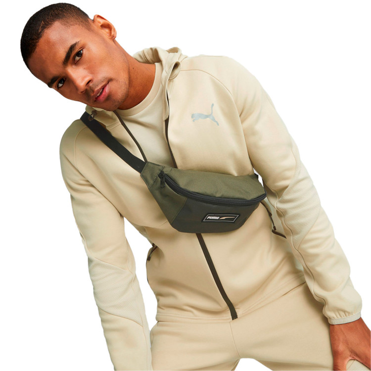 Puma Fanny Pack Deck Waist Bag Dark Olive Fútbol Emotion