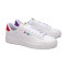 Zapatilla Smash 3.0 Lil White-Black-Blue Iris-Court Yellow