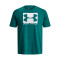 Camiseta UA Boxed Sportstyle Coastal Teal-White