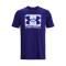 Camiseta UA ABC Camo Boxed Logo Sonar Blue-Sonar Blue