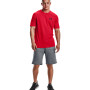 UA Sportstyle Left Chest Red-Black
