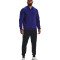 Chaqueta UA Rival Fleece Full-zip Hoodie Sonar Blue-Onyx White