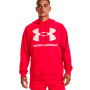 UA Rival Fleece Big Logo Hoodie Crveno-Oniks Bijelo