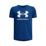 Kids UA Sportstyle Logo Blue Mirage-White-White