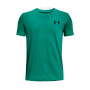 UA Sportstyle Left Chest Criança Birdie Green-Black-Black