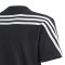 Camiseta Future Icons 3 Stripes Niño Black-White