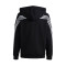 Chaqueta Future Icons 3 Stripes Niño Black-White