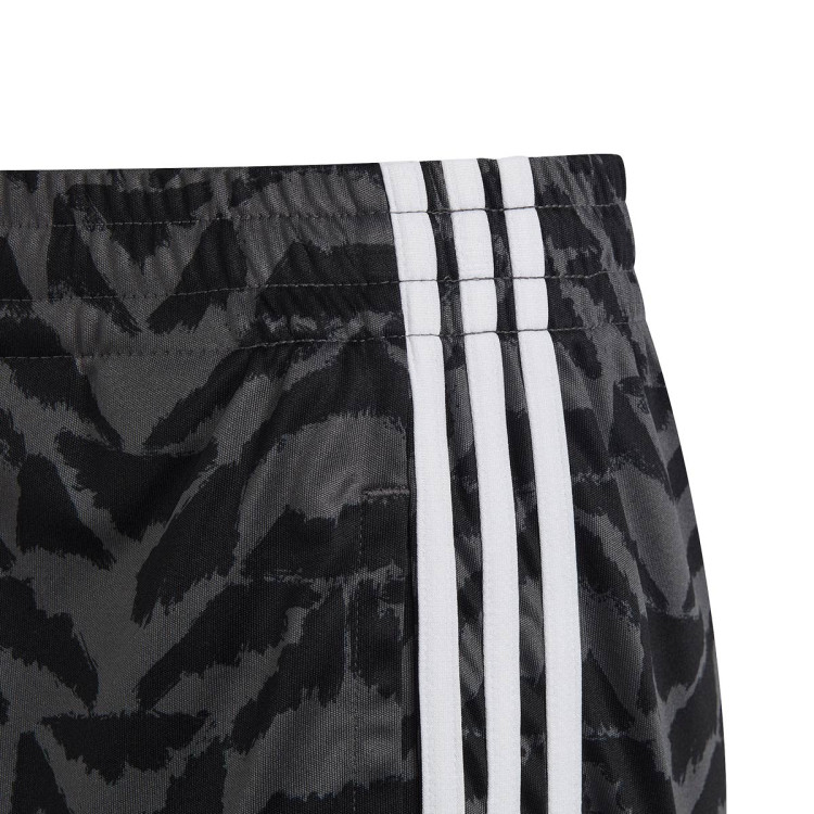 Shorts adidas Kids Xpress Grey Six-Black-White - Fútbol Emotion