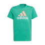 Essentials Big Logo Niño Semi Sąd Green-Semi Coral Fusion-White
