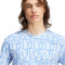 Camiseta Essentials Big Logo Blue Dawn