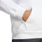 Sudadera Essentials Brand Logo White