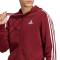 Chaqueta Essentials 3 Stripes Shadow Red