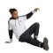 Camiseta Essentials 3 Stripes White-Black