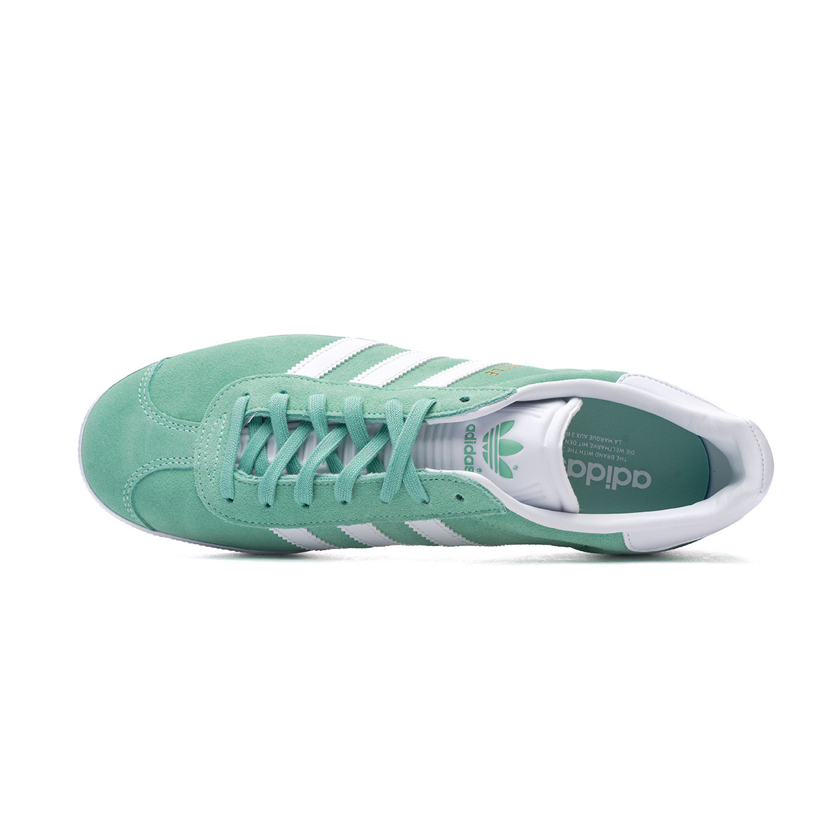 adidas Gazelle Mujer Pulse Mint- White-Gold Met - Fútbol Emotion