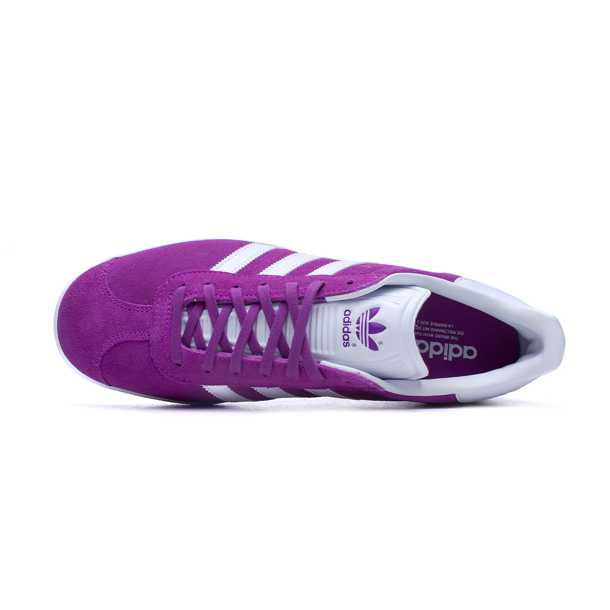 De trato fácil sensibilidad condensador Zapatilla adidas Gazelle Mujer Shock Purple- White-Gold Met - Fútbol Emotion