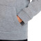 Chaqueta Sportswear Club + Niño Carbon Heather-White-Black