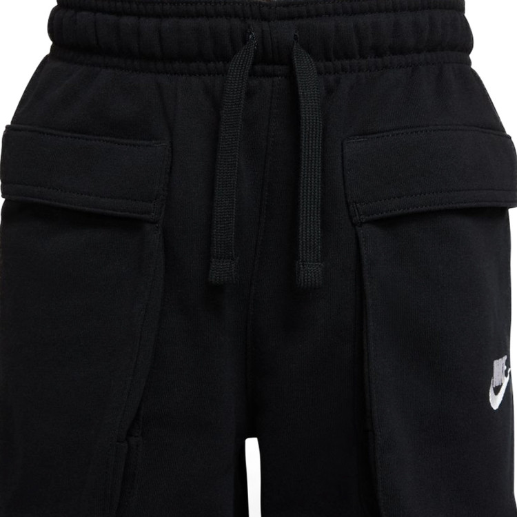 pantalon-corto-nike-sportswear-club-cargo-nino-black-white-2